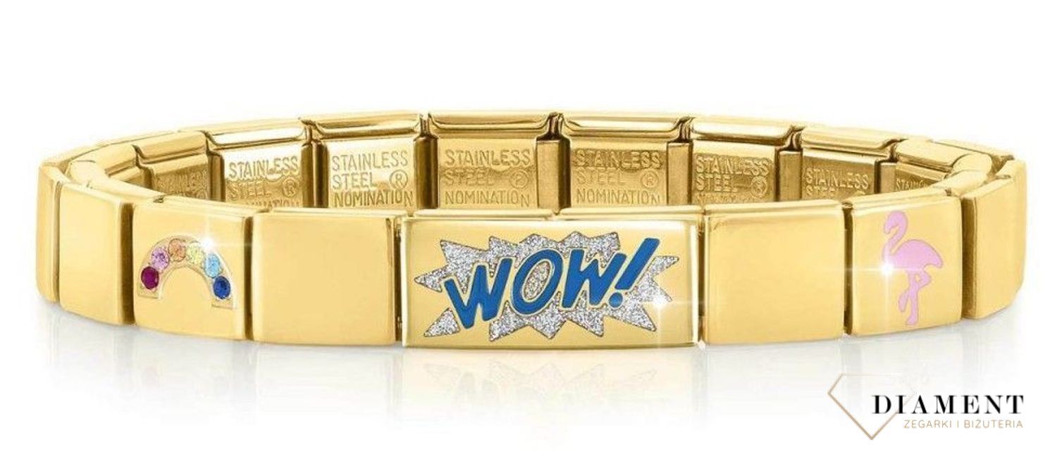 Bransoleta Nomination złota 'WOW'  239106 20 ✓ Biżuteria Nomination w Sklepie z Biżuterią zegarki-diament.pl✓ Piękne i Eleganckie NOMINATION (1).jpg